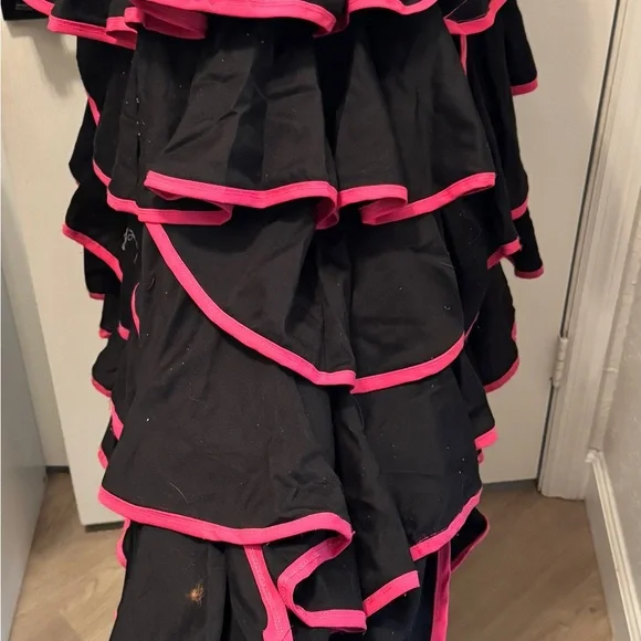 Floral Ruffled Bata de Cola Skirt - Picture 10 of 11